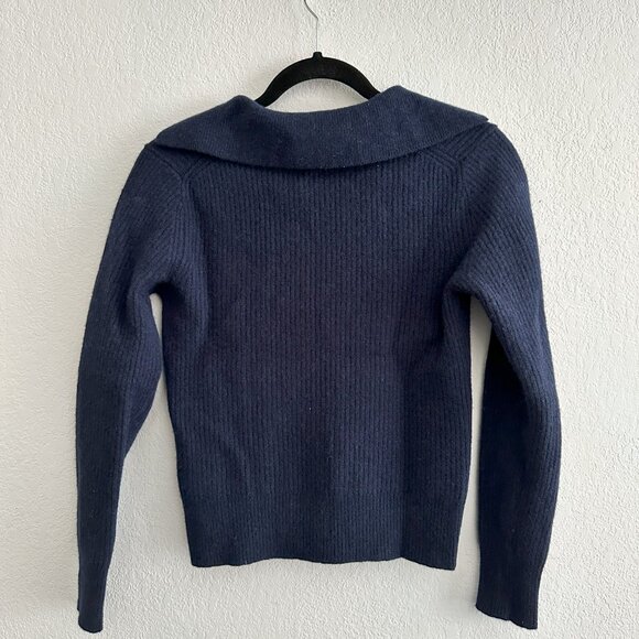 UNIQLO x Comptoir des Cotonniers | Lambswool Long-Sleeve Polo Sweater (XS) - Picture 2 of 5